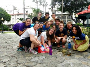 Group with lizard