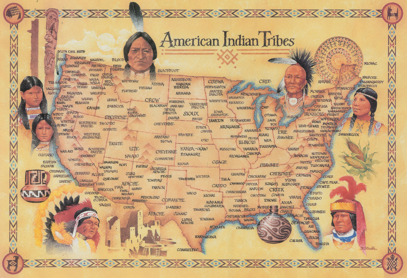 How Many North American Indian Tribes Were There