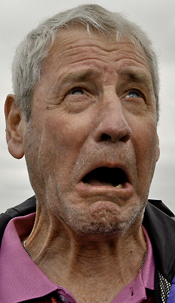 Rick Dodson’s reaction to eating his first ever raw oyster in Cancale, France, the self professed oyster capital of the world.