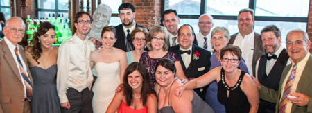 Many JCU friends and family members celebrated the wedding of Melissa Walton ’08 and Chris Laco ’13G.