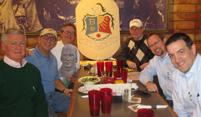 From left: Kennedy, Zammit, Carroll, Robinson, Brennan, Doherty, and Frendo