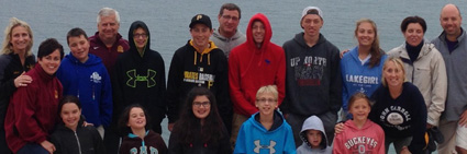 Summer 2015 at Sleeping Bear Dunes in Michigan with the Sullivans, Baranowskis, and Merchants