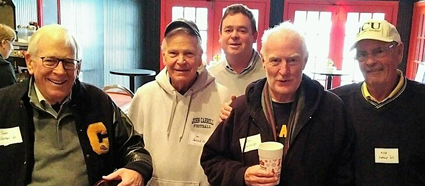 From left: Breen, Parker, Neil Herald '89, Smith, and Herald