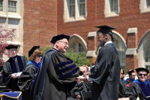 Commencement, May 2012.